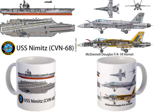 F/A-18 Hornet - NImitz Class Carrier Mug