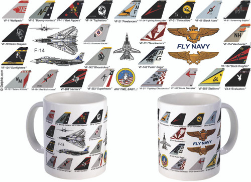 F-14 Tomcat Squadron Mug