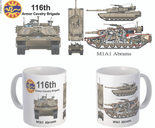 116th Armor Cavalry Brigade Mug