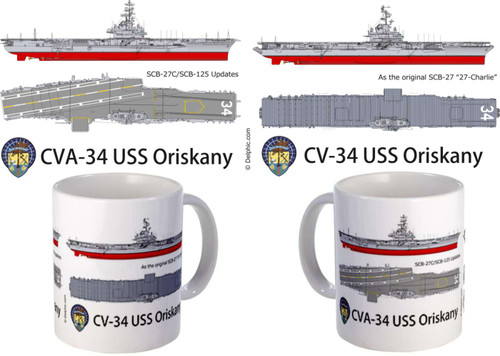 USS Oriskany CV-34 CVA-34 Coffee Mug