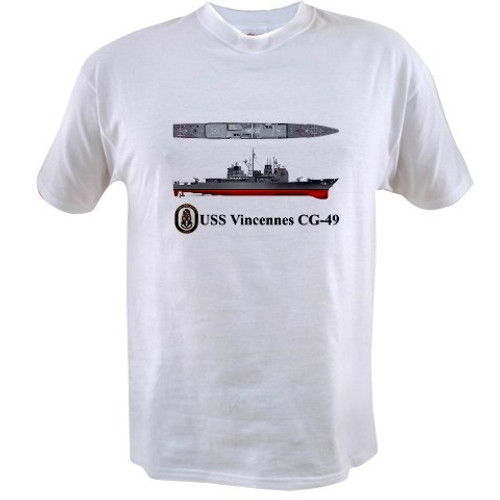 USS Vincennes (CG-49) Lightweight T-shirt