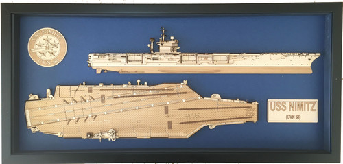 USS George Washington CVN-73 Wood Model