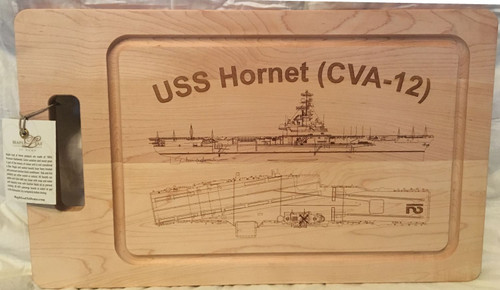 USS Ticonderoga (CVA-14) Cutting Board