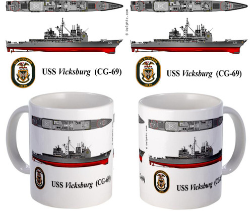 USS Vicksburg (CG-69) Coffee Mug