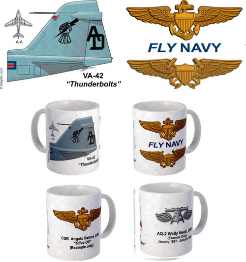 VA-42 (92-94) "Thunderbolts" A-6 Intruder Mug