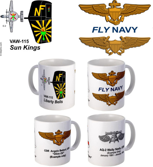 VAW-115 "Liberty Bells" E-2 Hawkeye Mug