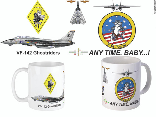 VF-142 "Ghostriders" F-14 Tomcat Mug