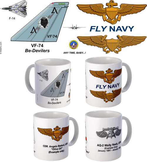 VF-74 "Be-Devilers" F-14 Tomcat Mug