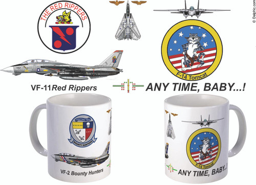 F-14 Tomcat Squadron Mug