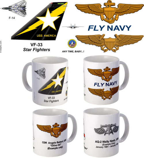 VF-33 "Star Fighters" F-14 Tomcat Mug