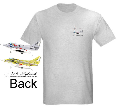 Vietnam Era A-4 Skyhawk Landing Light Color T-Shirt