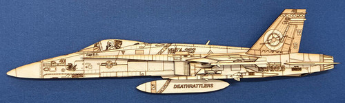 F/A-18C Hornet Wood Model