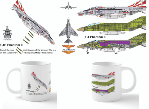 Navy F-4 Phantom II Mug