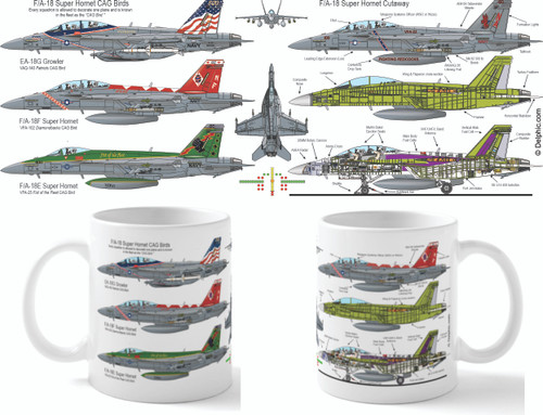 F/A-18 Super Hornet CAG Bird Mug