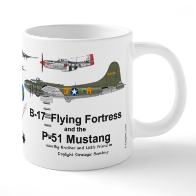 The Movie Memphis Bell  B-17 Flying  Fortress and P-52 MustangMug