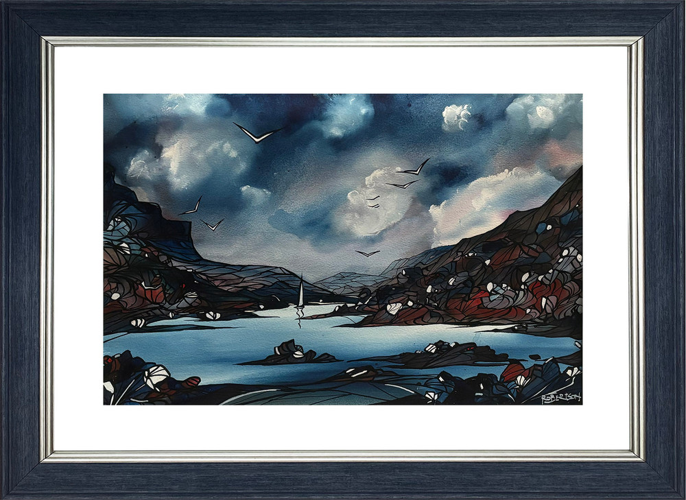 Cloudy Scottish Loch