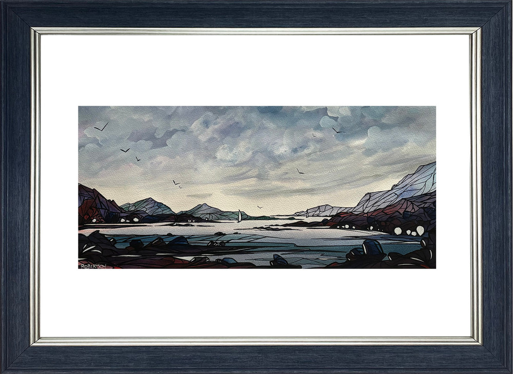 Cloudy Day Over highland Loch