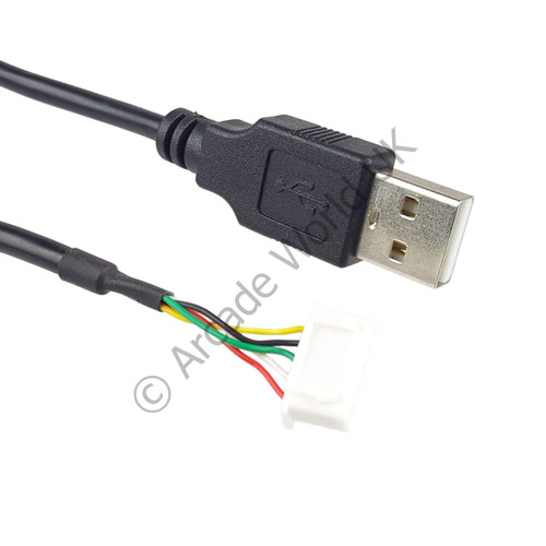 Replacement Male USB A To 5 Pin Connector For Zero Delay LED Encoder