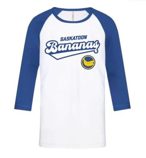 Youth Saskatoon Bananas Baseball Tee