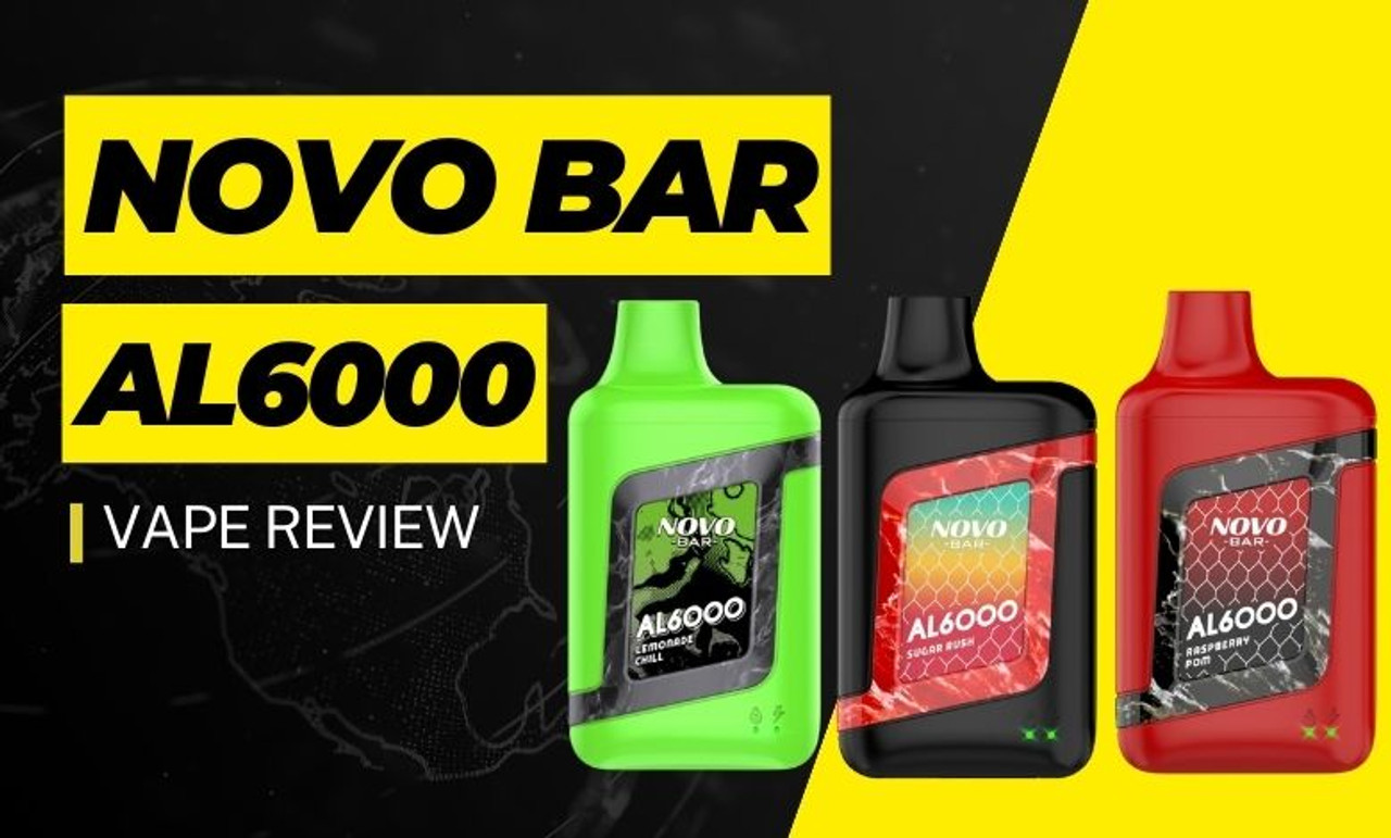 Vape Journey with Novo Bar Novo Bar AL6000 Vape Review Vape More Inc