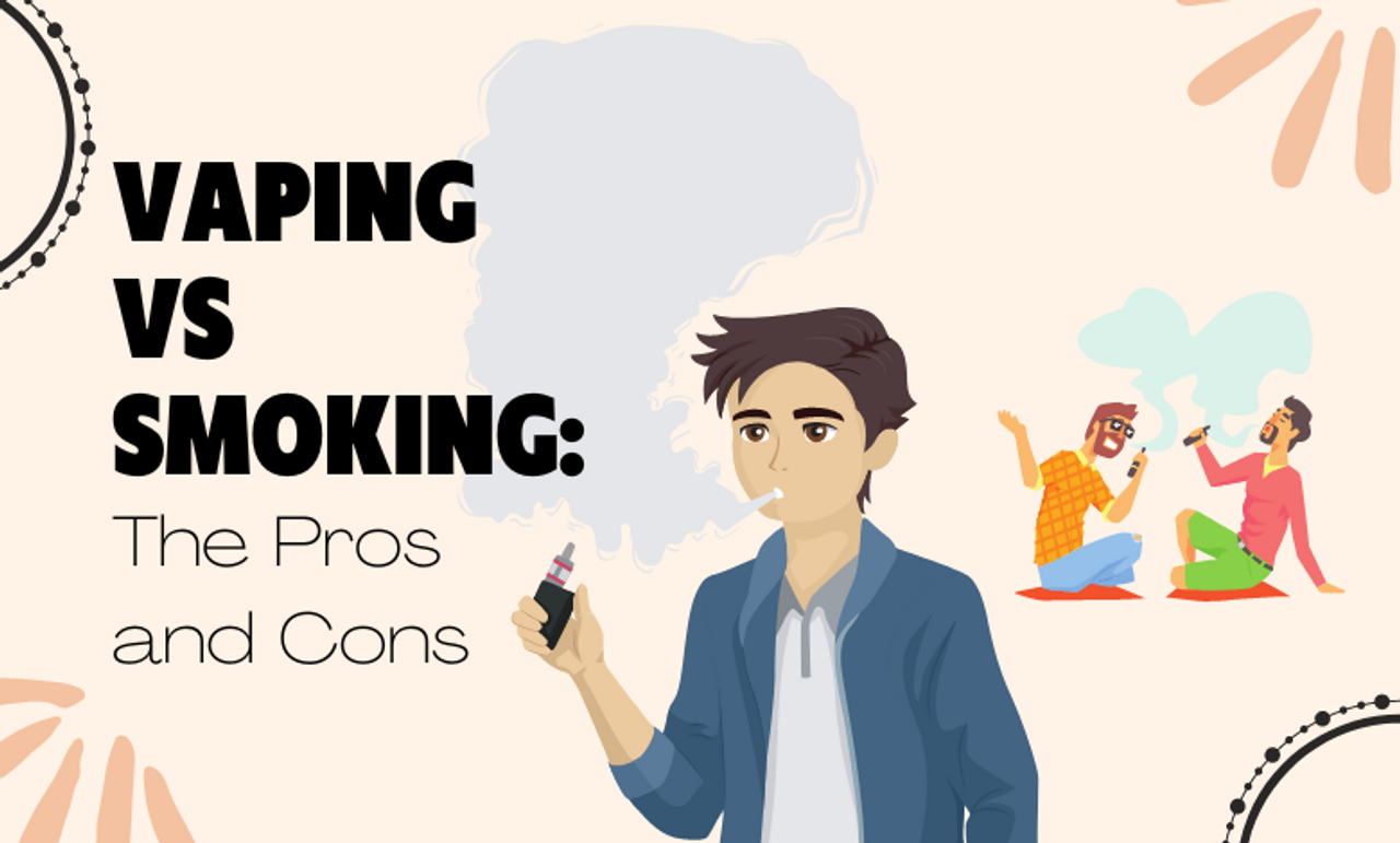 Vaping vs Smoking The Pros and Cons Vape More Inc