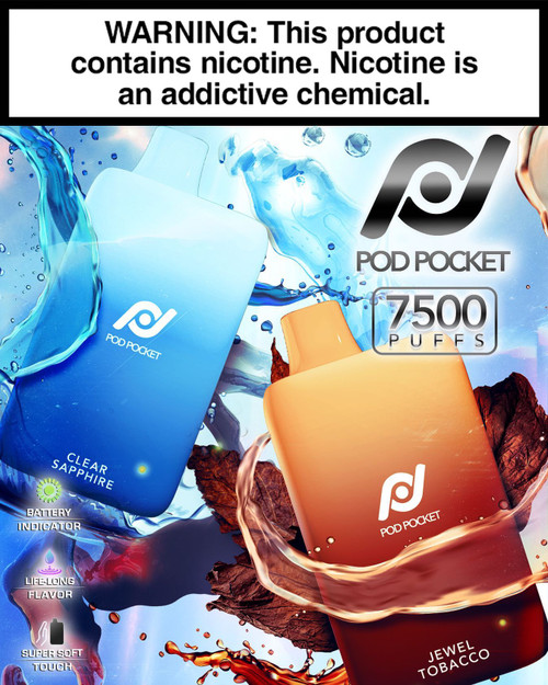 Pod Pocket 7500 Disposable 5%