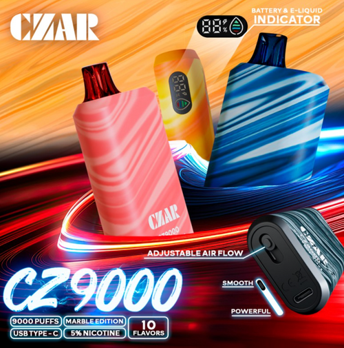 CZAR CZ9000 Disposable Vape 5% - 9000 Puffs