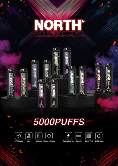 North Disposable Vape 5% - 5000 Puffs