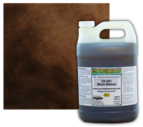 Acid Stain (RAC)  - Black Walnut 1gal - Concrete Resurrection