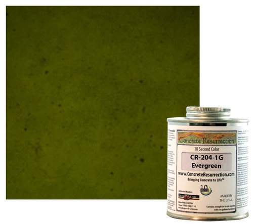 Ten Second Color - Evergreen (mixes with 1 Gallon of Acetone)