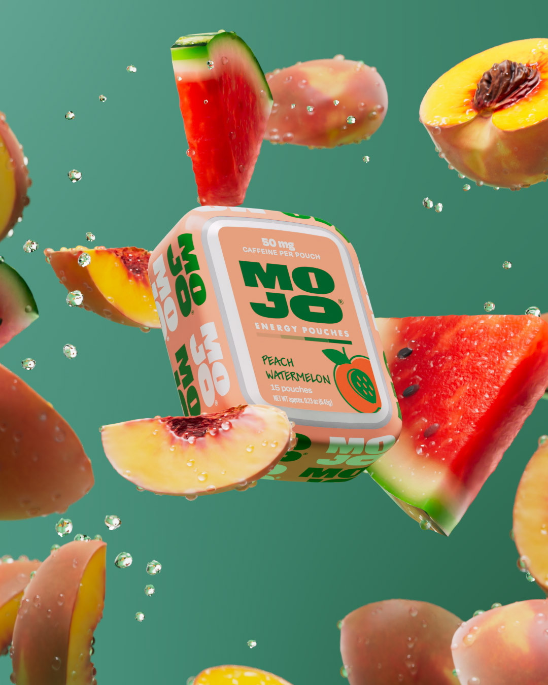 Peach Watermelon Mojo Energy Pouches
