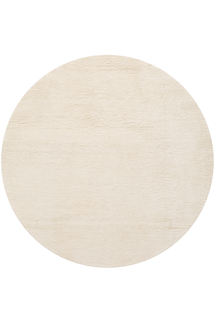 Deep Pile Merino Natural Round