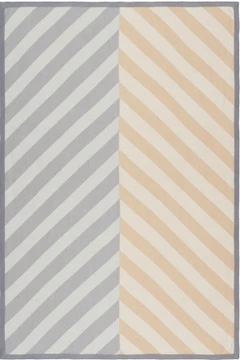 Alpaca Blanket Neutral by The Rug Company - Flatshot