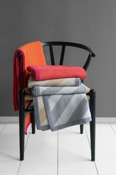 Alpaca Blanket Neutral by The Rug Company - Roomset