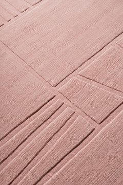 Edo Blush Rug by The Rug Company - closeup image