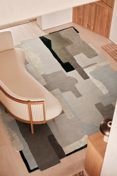 Della Shaped by The Rug Company - top view image