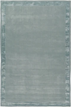Lots Blue Silk Border rug by Farrow & Ball flatshot image