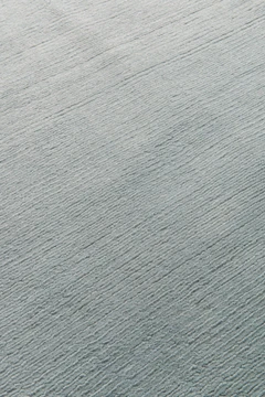 Lots Blue Cut And Loop Stripe rug by Farrow & Ball closeup image