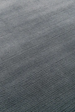Wooster Blue Cut and Loop Stripe rug by Farrow & Ball closeup image