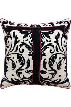 Alphabet T cushion by Sue Timney - Flatshot