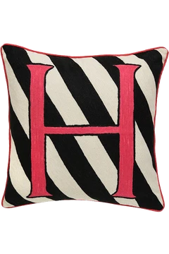 Alphabet H cushion by Sue Timney - Flatshot