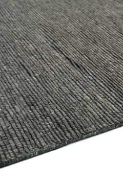 Ridge Charcoal by The Rug Company - sidepile
