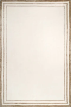 Portico rug in Birch, full flatshot view