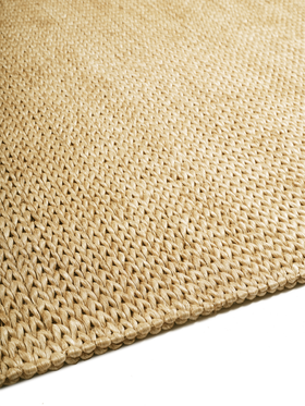 Abaca Herringbone Golden - sidepile image
