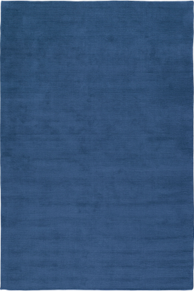 Bay Blue Cut and Loop Stripe rug by Farrow & Ball flatshot image