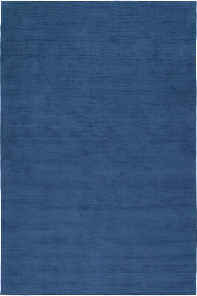Leighton Teal Silk Border rug by Farrow & Ball - Flatshot White