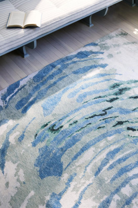 BILLIONAIRE BOYS CLUB × WIND AND SEA RUG Windansea Cool Wool Cut Pile rug by Jeffrey Alan Marks