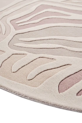 Rêverie Blonde Round by The Rug Company - sidepile image