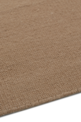 Flatweave Wool Camel - sidepile