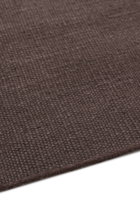 Flatweave Linen Carob - sidepile